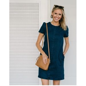 Draper James denim short sleeve dress
